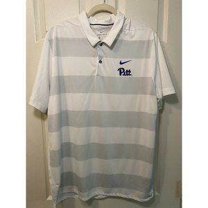 Nike Mens Pittsburgh Panthers Striped Dri Fit Polo XL